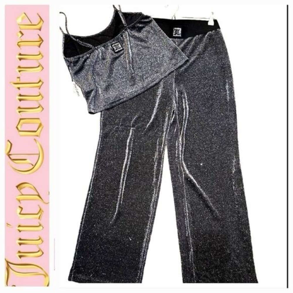Juicy Couture Glittery Black Lounge Set